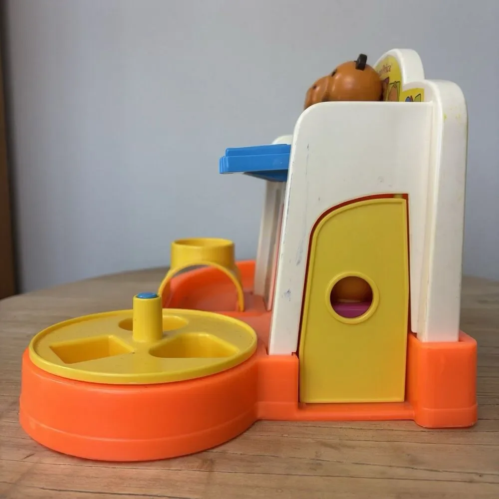 Vtg Fisher Price 1984 Playground 3 Bear Shape Sorter Educational Toy USA Made